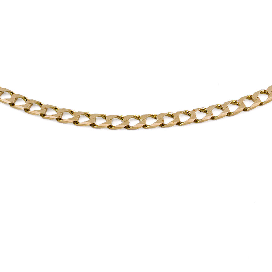19 inch 9ct gold curb Chain